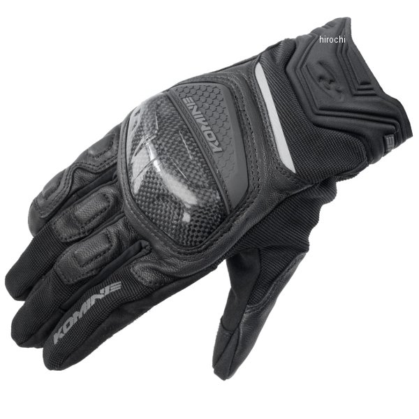 GK-268 コミネ KOMINE 春夏モデル カーボンメッシュグローブ 黒 XLサイズ