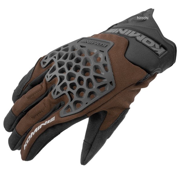 GK-269 コミネ KOMINE 春夏モデル アドベンチャーメッシュグローブ ブラウン Sサイズ