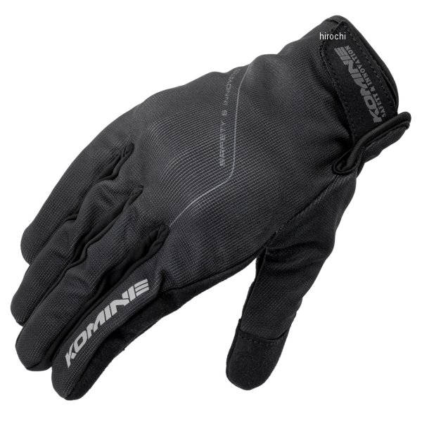 GK-270 コミネ KOMINE 春夏モデル プロテクトメッシュグローブ 黒 Lサイズ