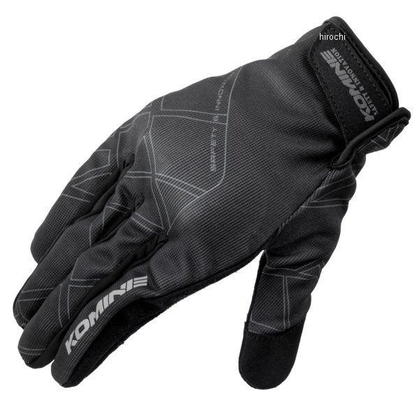 GK-270 コミネ KOMINE 春夏モデル プロテクトメッシュグローブ クラッシュブラック Mサイズ