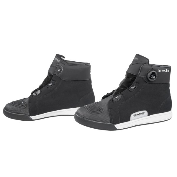 BK-301 コミネ KOMINE 2025年モデル ダイヤルフィットWPライディングスニーカー 黒 29.0cm