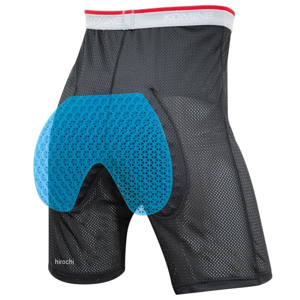 SK-862 コミネ KOMINE 春夏モデル シビレスゲルインナーパンツ 黒 Lサイズ