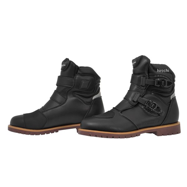 BK-0975 コミネ KOMINE 春夏モデル WPアドベンチャーショートブーツ 黒 26.0cm