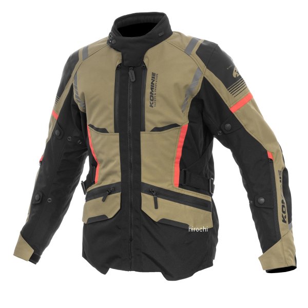 07-635 コミネ KOMINE 2025年秋冬モデル JK-635 エニグマG2 ラーマIIIジャケット サンド XLサイズ