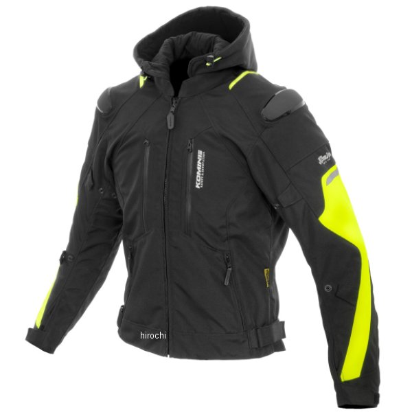 07-636 コミネ KOMINE 2025年秋冬モデル JK-636 エニグマG2ウインタージャケット-クオンタム プラス ブラック ネオン Lサイズ