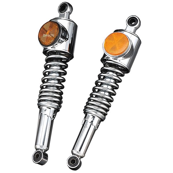 109-101 ピーエムシー PMC 純正強化タイプ リアショック 72年-75年 Z1、Z2 黒/オレンジ