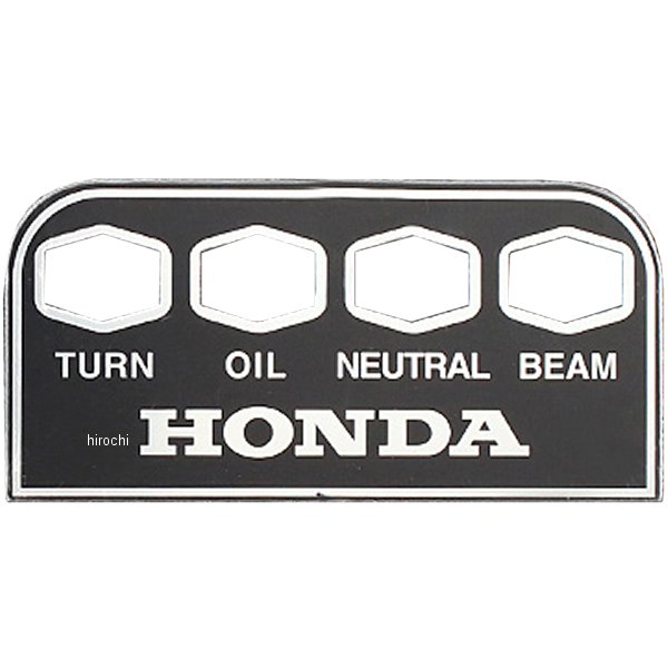 146-4172 ピーエムシー PMC パイロットランププレート CB750K2-K6 黒