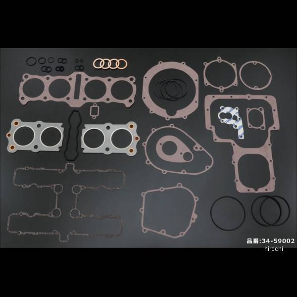 34-59002 ピーエムシー PMC コンプリートガスケットセット 後期型 74年-76年 Z1、Z2、Z900、Z750