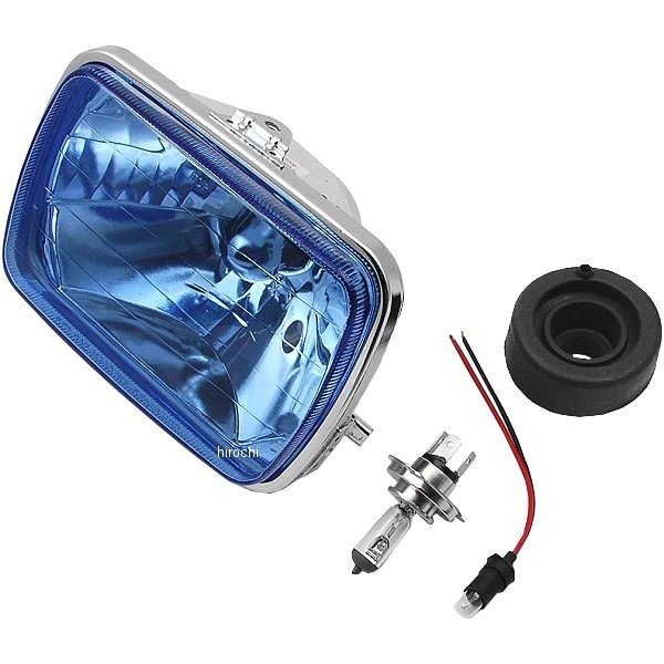 71-0083 FH02P1979M ピーエムシー PMC マルチリフレクターヘッドライト スクエアタイプ 汎用 青