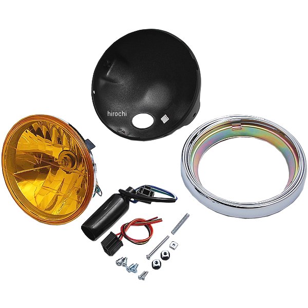 71-0253 ピーエムシー PMC ライトキット リム 汎用ケース 黒/黄