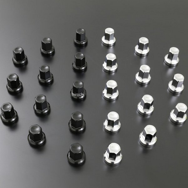 72-342 ピーエムシー PMC ビレット シリンダーヘッドナットセット クローム