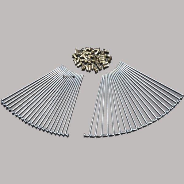 72-5107 ピーエムシー PMC スポークセット KH400、KH250 ユニクロメッキ