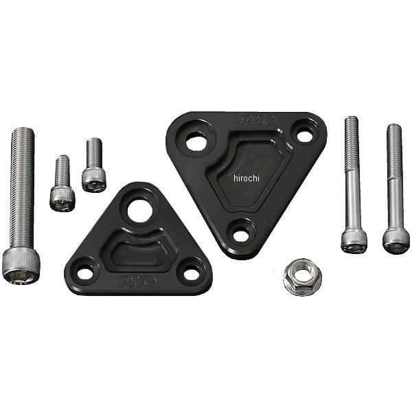 74-3014 ピーエムシー PMC エンジンマウントキット フロント 72年-78年 Z1、Z2、Z1000 黒