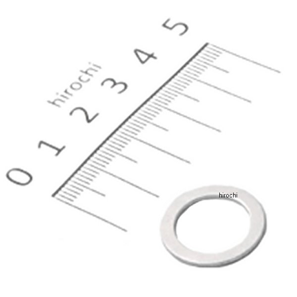 74-331/3 ピーエムシー PMC アルミクラッシュワッシャー シリンダーヘッドバイパスキット用 内14mm外20mm厚1.4mm