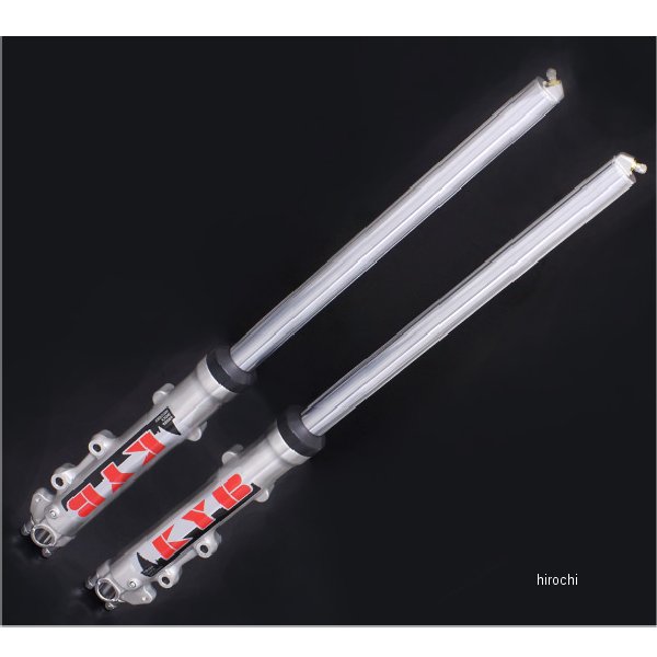 74-681 ピーエムシー PMC KYB36φ フロントフォーク&トリプルクランプASSY T-2 72年-75年 Z1、Z2 シルバー/黒