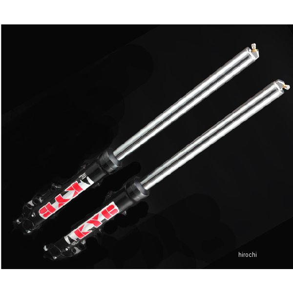 74-682 ピーエムシー PMC KYB36φ フロントフォーク&トリプルクランプASSY T-2 72年-75年 Z1、Z2 黒/黒