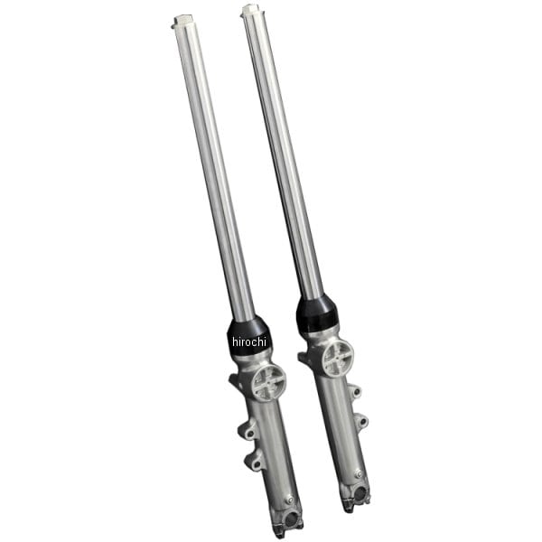 74-731 ピーエムシー PMC KYB36Z フロントフォーク＆トリプルクランプASSY T-2 72年-75年 Z1、Z2 シルバー/黒