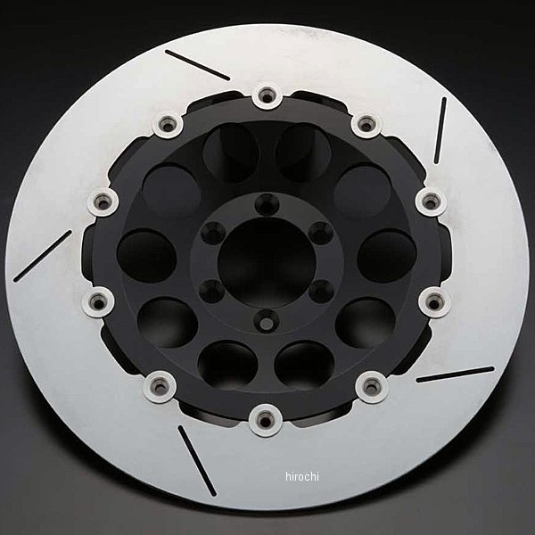 75-0126 ピーエムシー PMC 320φディスクローター 右側 81年-85年 Z1000J、Z1000R ソード SWORD ホール シルバー