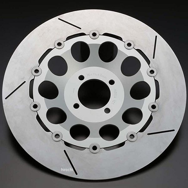 75-0143 ピーエムシー PMC ディスクローター 320φ 4穴 ホールタイプ 左側 KZ シルバー