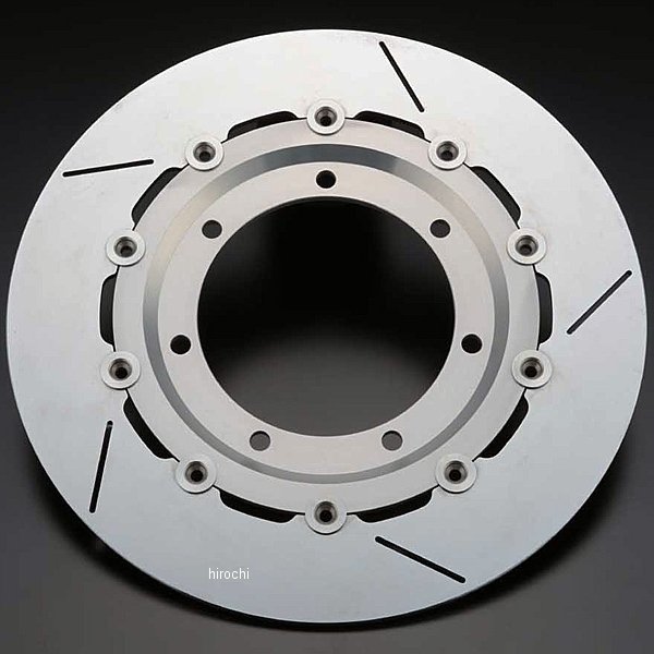75-0145 ピーエムシー PMC 320φディスクローター ソリッド 左側 81年-85年 Z1000J シルバー
