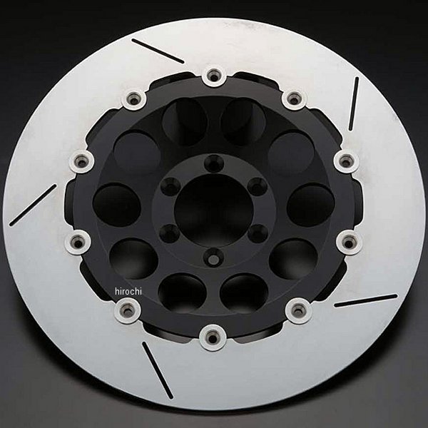 75-0240 ピーエムシー PMC 320φディスクローター 右側 72年-75年 Z1、Z2 6H ホール 黒