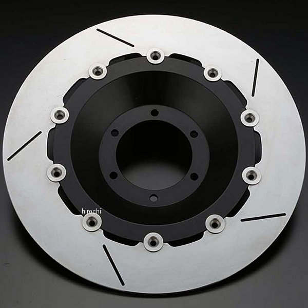 75-0244 ピーエムシー PMC 320φディスクローター 右側 81年-85年 Z1000J、Z1000R STD ソリッド 黒