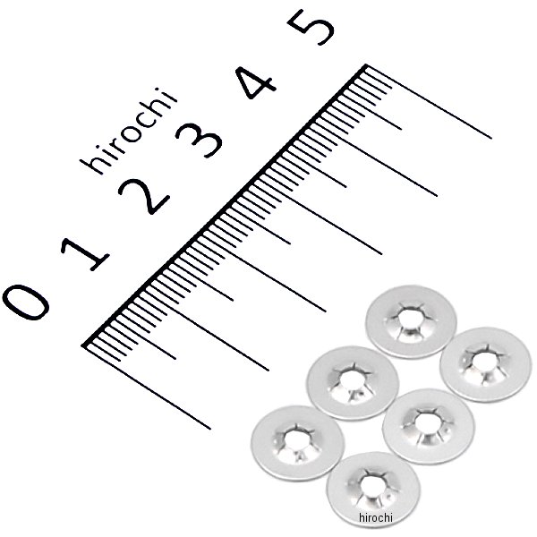 81-1227 ピーエムシー PMC スピードナット サイドカバーエンブレム取付け用 6個入り