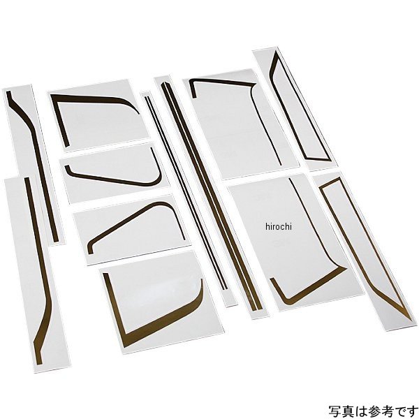 81-1295 ピーエムシー PMC フィルムグラフィックセット Z1000MK2、Z750FX-1 A3タイプ 青/赤