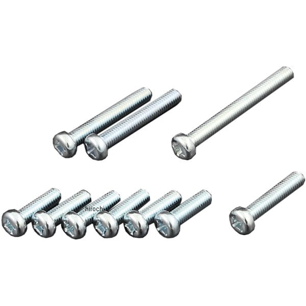 81-2006 ピーエムシー PMC STD ミッションカバーボルトセット ユニクロ+ネジタイプ 72年-80年 Z1000、Z900、Z750