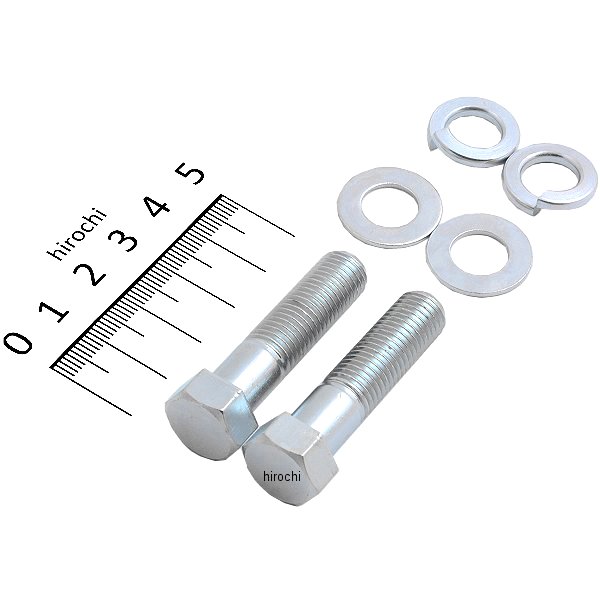 81-3281 ピーエムシー PMC キャリパーマウントボルト Z1、Z2 ユニクロメッキ 2個入り