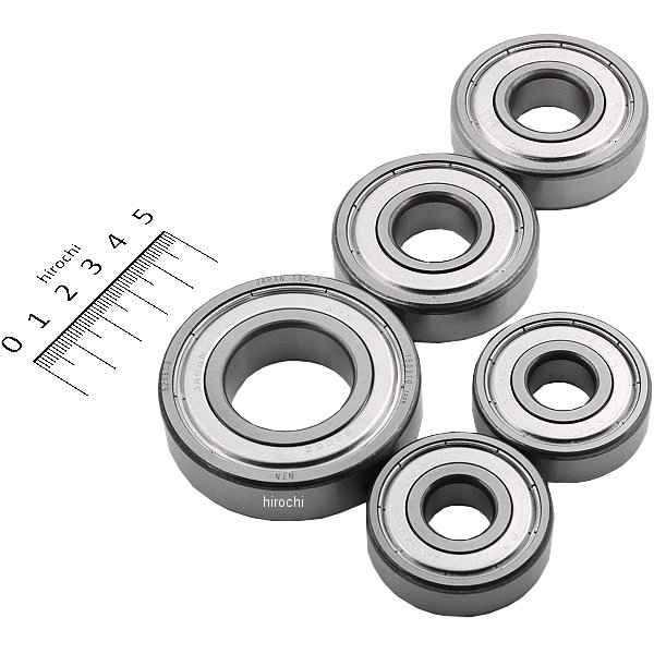 81-5011 ピーエムシー PMC ZZホイールベアリング フロント/リア 81年-85年 Z1100、Z1000 5個入り