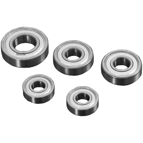 81-5051 ピーエムシー PMC ZZホイールベアリング フロント/リア 500SS F6穴&4穴ディスク マッハIII H1B 5個入り