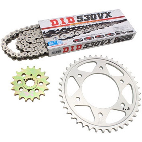 87-7010 ピーエムシー PMC 520ドライブチェーンキット STD-110L 72年-80年 Z1、Z2、Z1000 シルバー