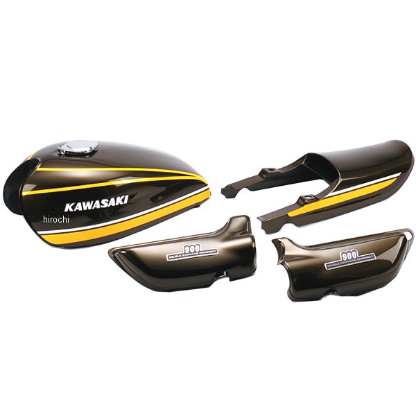 82-36030-2 ピーエムシー PMC ペイント済み 外装セット 72年-75年 Z1、Z2 Z1Aイエロータイガー 16L