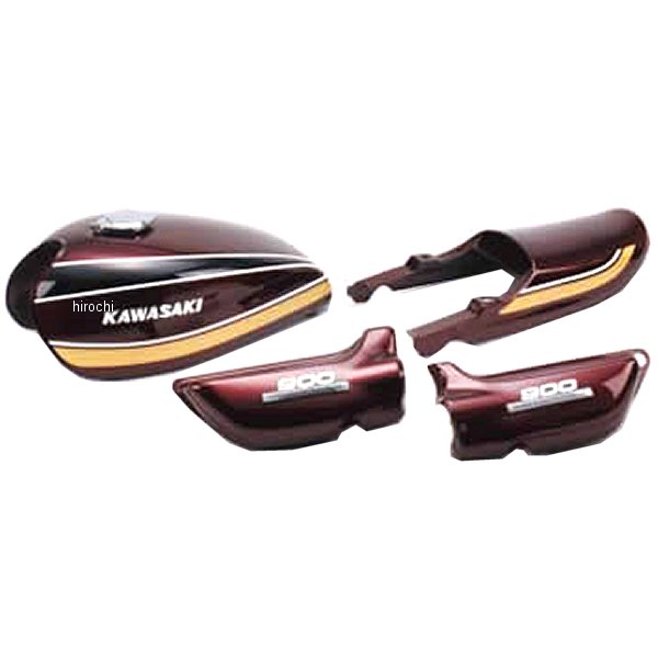 82-36060-2 ピーエムシー PMC ペイント済み 外装セット 72年-75年 Z1、Z2 Z1B玉虫マルーン 16L