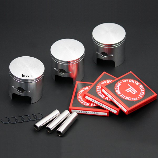 136-512 ピーエムシー PMC 鋳造ピストンキット 0.75オーバーサイズ 500SS マッハ