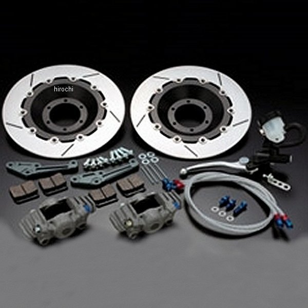 75-175A ピーエムシー PMC 320φ ブレーキキット ソリッド 7穴 ブレーキホース無し 黒