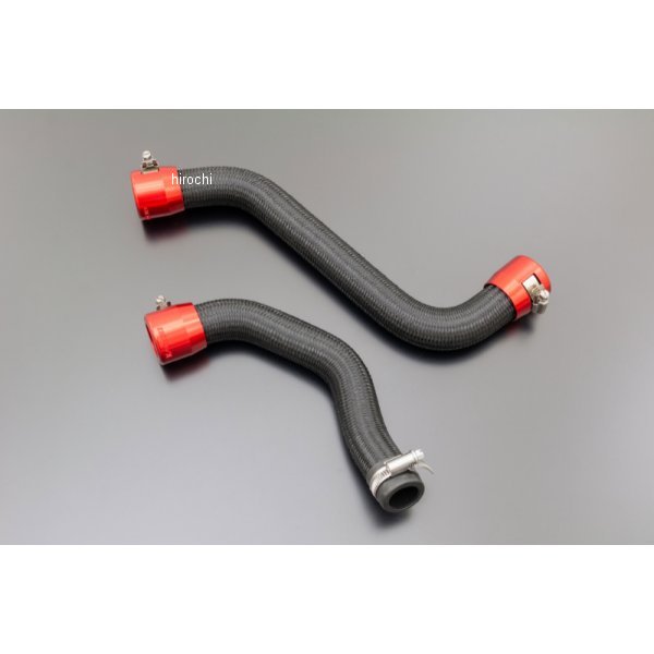 189-2611B ピーエムシー PMC ARCHI ブラックメッシュラジエターチューブセット 18年-20年 Z900RS レッド