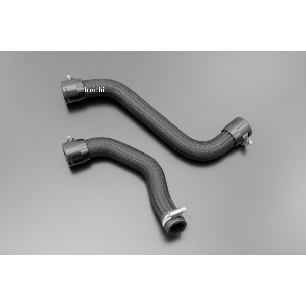 189-2624B ピーエムシー PMC ARCHI ブラックメッシュラジエターチューブセット 21年-25年 Z900RS ブラック