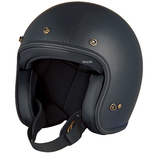 FJ0017/M ジーロット ZEALOT ジェットヘルメット FlyboyJet2  CARBON HYBRID スタンダード マット/黒 Mサイズ