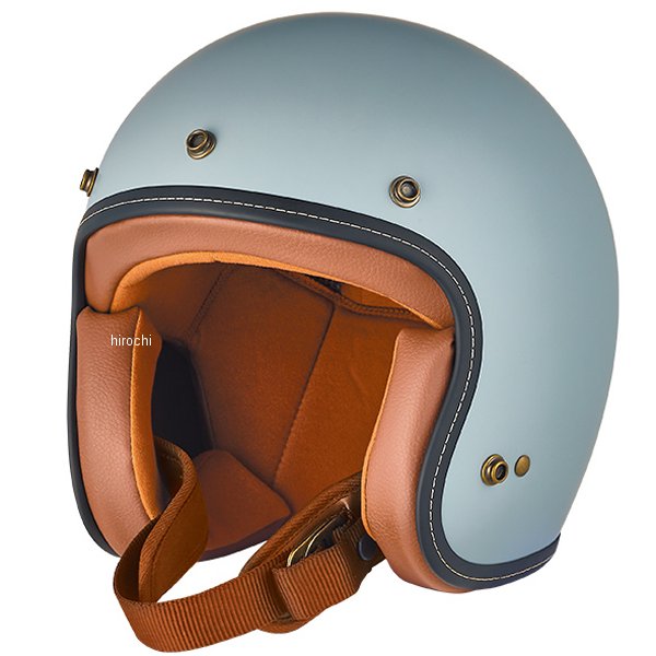 FJ0023/L ジーロット ZEALOT ジェットヘルメット FlyboyJet2  CARBON HYBRID グレー マット/ブラウン Lサイズ