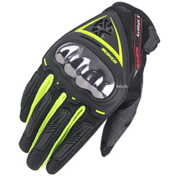 MC44-GR-L スコイコ SCOYCO MC44 タッチメッシュグローブ 緑 Lサイズ