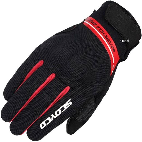 MC75-RD-M スコイコ SCOYCO ソフトPRTグローブ 赤 Mサイズ