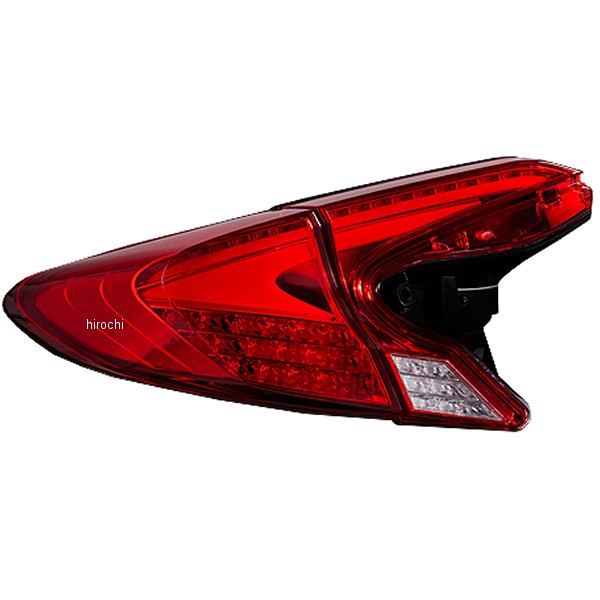 TT10CHR-HC-1 ヴァレンティ VALENTI LEDテールランプ REVO トヨタ C-HR ハーフレッド/クローム