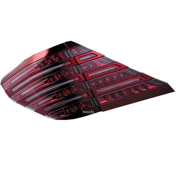 TT20VA-CR-RC-2 ヴァレンティ VALENTI LEDテールランプ TRAD トヨタ アルファード/ヴェルファイア クリア/レッドクローム/レッドクローム