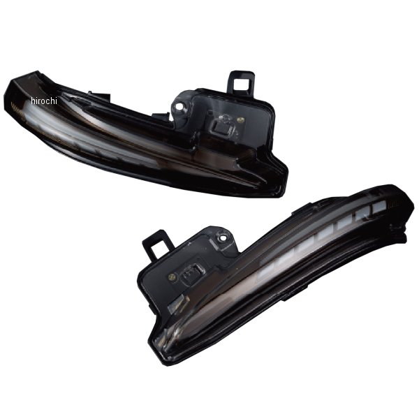 DMW-T4SW-2 ヴァレンティ VALENTI LEDシーケンシャルドアミラーウインカー タイプ4 トヨタ ライトスモーク/ブラッククローム