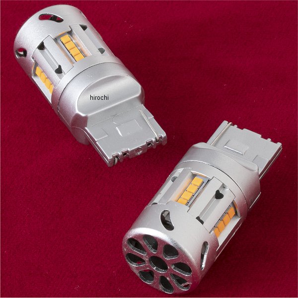 WR01-T20-AM ヴァレンティ VALENTI LEDウインカーバルブ 抵抗内蔵 T20 アンバー