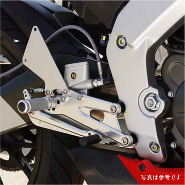 002-A010SV ベビーフェイス BabyFace バックステップキット 11年-12年 アプリリア RS4 125 シルバー