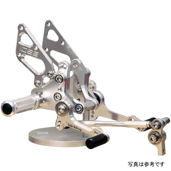 002-D008SVE ベビーフェイス BabyFace バックステップキット Type2 11年-12年 ドゥカティ 1198SP シルバー