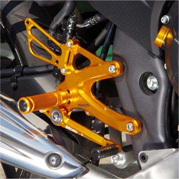 002-H025GD ベビーフェイス BabyFace バックステップキット 13年-18年 CB400F、CB500F ゴールド